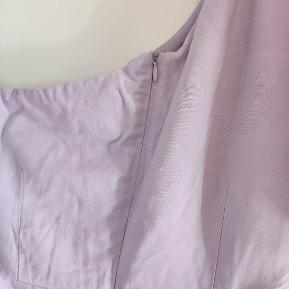 Do+Be Lilac Ruffled One Shoulder Mini Dress - Picture 6 of 7